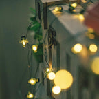 ANGMLN Solar Firefly Lights, 30 LED Solar Fireflies Lightning Bugs Fairy String Lights Outdoor Decor 19.6FT Solar Powered String Lights Waterproof for Garden Patio Home Wedding Party Spring Christmas