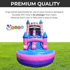 Inflatable Water Slides for Kids - Backyard Inflatable Water Slides with Splash Pool - Pink Unicorn Slide Complete with Blower, and Stakes - 25.5' x 9' - 15' Tall Slide
