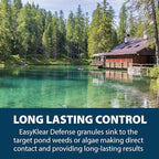 Airmax EasyKlear Pond & Lake Algae & Weed Vegetation Control, 2-in-1 Broad Spectrum Aquatic Herbicide & Algaecide Granular Water Treatment, 15 Pounds