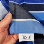 RSH DECOR: Sunbrella Pillow Covers Set of 2 | Covers Only - 20" x 12" | Outdoor Lumbar Pillow Covers Crafted with Sunbrella Performance Fabric | Milano Cobalt