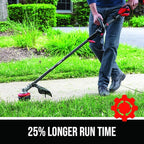 SKIL PWR CORE 40 Brushless 40V 16'' Multi-Head String Trimmer Kit Including Power Head, String Trimmer Attachment, 4.0Ah Battery and Charger- PLT1500C-10