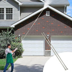 Hourleey Pressure Washer Extension Wand, 120 Inch (10ft) Stainless Steel with 1/4" Quick Connect Power Washer Lance, 2 Pack 60" Each Wand