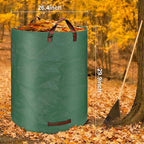 Reusable Leaf Storage Bag, 72 Gallon Large Capacity - Waterproof & Tear-Resistant Yard Waste Bag with Reinforced Handles