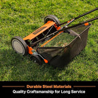LawnMaster LMRM1801 Push Reel Lawn Mower 18-Inch 5-Blade