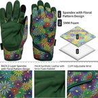 Thorn Proof&Puncture Resistant Gardening Gloves with Grip,Garden Glove for Women, Leather Yard Work Gifts