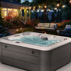 Excellence Outdoor Hot Tub, FIts 4 Adults, Indoor Outdoor Hot Tub, 41 Jets, Cover Included, Lounger Spa, Bluetooth Stereo, LED Water Fall, Wellness Tool, Aqualife by Strong Spas