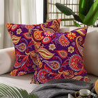 WOLKI Waterproof Outdoor Pillows 20x20 Feather and Down Filled Throw Pillow for Patio Furniture, Outside Decorative Pillow Set of 2