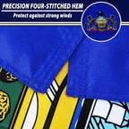 FLAGWIN Pennsylvania Flag 3x5 FT - 3 Ply Double Sided Polyester Pennsylvania State Flag with Brass Grommets - Vivid Color and Fade Proof State of Pennsylvania Flags 3x5 Outdoor