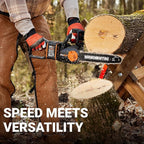 Worx Nitro 20V 12" Cordless Brushless Chainsaw 4.0 Ah Battery and Charger Included WG350