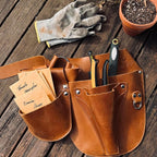 Leather Garden Tool Belt - Gardening gifts for women- Utility belt - Garden Tools Organizer Holster Pouch -Gift for Gardeners and Florists
