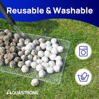 AQUASTRONG Pool Filter Balls for Sand Filters, 3.1 lbs Reusable Pool Sand Filter Balls (Replaces 100 lbs Pool Filter Sand), Efficient Water Filtration Pool Filter Balls for Swimming Pools