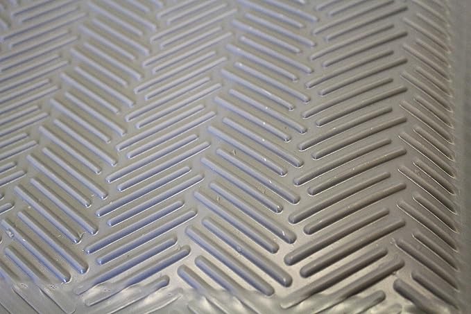 RHS Snow Melting Mat, Anti-Slip Walkway Herringbone Design, Color Gray, Outdoor Mat, Prevents ice Formation, Melts up to 2 inches of Snow per Hour, 120 Volts (30-inches x 6-feet)