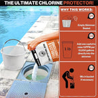Swimables 32-Pounds Premium Pool Stabilizer & Conditioner, Max Strength Cyanuric Acid for Pools, Spa & Salt Water – Reduces Chlorine Loss, Ideal for Swimming & Hot Tubs