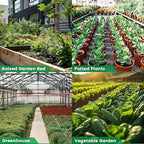 Bonviee 20-Pack Drip Irrigation Emitters- 1/4" Push-to-Connect Precision Irrigation Stakes - Low Flow Garden Watering System for Vegetables, Shrubs & Flower Beds