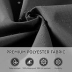 10' X 10' Cantilever Patio Umbrella Outdoor Heavy Duty Double Top Windproof Square Offset Umbrellas with 360-degree Rotation for Pool Deck Backyard, Black