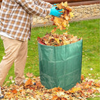 CAMPFIRE 2 Pack 53 Gallon Reusable Yard Waste Bags, Collapsible Dustpan-Type Garden Leaf Bags For Lawn Debris,Leaf Collector,Lawn And Leaf Trash Bags