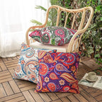 Outdoor Pillows Set of 2, 22''×22''Waterproof Throw Pillow for Patio Furniture, Feathers and Down Filled Outside Decorative Pillows Inserts for Garden, Porch Swing, Couch and Sofa