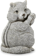 Roman Garden - Chipmunk Statue, 8.75" H, Pudgy Pals Collection, Resin and Dolomite, Decorative, Garden Gift, Home Outdoor Decor, Durable, Long Lasting