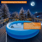 2000W Titanium Fully Submersible Portable Electric Inflatable Pool & Hot Tub Immersion Water Heater with GFCI, Temperature Control for Baptistry,Swimming Pool and Above Ground Pool