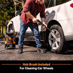 LawnMaster Electric Pressure Washer with Detergent Bottle