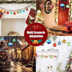 Hand Blown Glass Gazing Balls for Garden Hanging Friendship Balls Christmas Ball Ornaments for Xmas Tree Decoration (Red - A)
