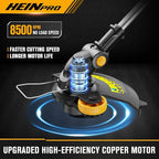 Cordless String Trimmer Compatible with Dewalt 20V MAX Battery, 12-Inch Weed Wacker Cordless Auto Line Feed,Electric Weed Eater Battery Powered Grass Trimmer w/6 Line Spools(Tool Only)