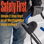 Westinghouse WSnow18T 48V Cordless Snow Blower 18 Inch Tool, Steel Auger, Brushless Motor, 25ft Throwing Distance, Plows 650lbs/min, Compatible with Snow Joe Batteries (Battery & Charger Not Included)