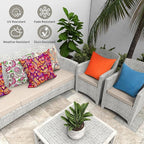 Outdoor Pillows Set of 2, 12''×20''Waterproof Throw Pillow for Patio Furniture, Feathers and Down Filled Outside Decorative Pillows Inserts for Garden, Porch Swing, Couch and Sofa