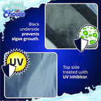 Winter Swimming Pool Cover for 15 ft Aboveground Round Pool Size, Value Plus Choice Series, Solid Material, Color - Evergreen, Pool Cover Choice 3215-4CHOICE