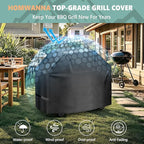 Grill Cover 82 Inch - Extra Large Gas BBQ Cover for Outdoor Grill - 600D Outside Barbecue Covers Waterproof Heavy Duty for Weber, Dyna-glo, Char-Broil, Nexgrill, Brinkmann, Monument and More