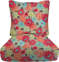 RSH DECOR Deep Seating Cushion with Pillow Back | 24” x 23” Seat | Water and Fade-Resistant Spun Fabric | Outdoor Chair Cushion Set for Patio Furniture | Artistic Floral