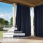 Gazebo Universal Replacement Privacy Curtain,12'×16' Gazebo Outdoor Waterproof Curtains, 4-Panels Sidewall Curtains with Double Zipper for Patio Canopy, Garden and Backyard (Curtain Only)