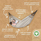 LA SIESTA Flora Zebra Organic Cotton Double Classic Hammock