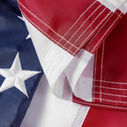 American Flag 1x1.5 ft: Long Lasting US Flag, Heavy Duty Nylon, Embroidered Stars, Sewn Stripes, Brass Grommets, UV Protection Perfect for Outdoors! USA Flag