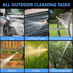 Pressure Washer, Power Washer with 4 Quick Connect Nozzles, High Pressure Cleaning Machine with Foam Cannon for Cars/Fences/Driveways/Patios/Home Cleaning, Blue