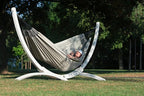 Flora Classic Organic Cotton Hammock - Indoor Outdoor Hammock, Patio Bed Tree Portable Hammock, 2 Person Double Hammock - King, Zebra