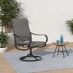 Sophia & William Patio Dining Chairs Patio Swivel Chairs 6 Pieces Quick Dry Textilene Patio Chairs Outdoor Furniture Support 300lbs for Lawn Garden Backyard Weather Resistant
