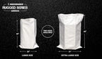 Sandbaggy Large Sandbags - Size: 25" x 40" - Thick Heavy Duty Contractor Bags, Heavy Duty Garbage Bags, Dumpster Bag, Construction Trash Bags, 6 mil (10 Bags)