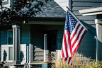 American Flag 3x5 Ft, US Deluxe Embroidered Heavy Duty Premium Polyester Durable Outside Flags with Brass Grommets