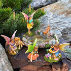 Mood Lab Fairy Garden Miniature Pond Kit - Figurines & Accessories Set of 5 pcs - Outdoor or House Decor