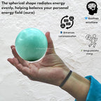 Amazing Gemstone Amazonite Crystal Ball with Stand - 2" Inches Crystal Sphere Meditation Balls for Witchcraft and Decorative Balls
