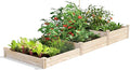 Greenes Fence Original Pine Raised Garden Bed, 4' x 12' x 7-14" - Made in USA with American Pine