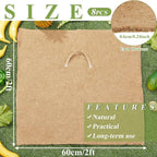 Zubebe 8 Pcs 2 ft x 2ft Worm Blanket Farm Kit Worm Bin Blanket Worms for Composting Fits Many Bin Bag for Keeping Worms Dark Moist Warm Outdoor Garden Compost Bin Farm Compost Factory