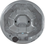 Essential Hot Tubs, Arbor Hot Tub, Arrives with Free Insulated Cover, Gray Granite, Seats 6, Plug into Standard Outlet (120 Volts), Hydrotheraphy 2025, Made in USA