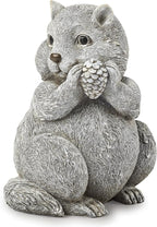 Roman Garden - Chipmunk Statue, 8.75" H, Pudgy Pals Collection, Resin and Dolomite, Decorative, Garden Gift, Home Outdoor Decor, Durable, Long Lasting