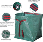 53 Gallon Garden Bags for Debris,2-Pack Yard Waste Bags,Large Dustpan-Type Lawn bags with Gardening Gloves,Leaf Bags for Yard Debris,Grass Clippings,Collapsible Trash Can for Parties,Laundry,Camping