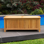 Cambridge Casual AM-370218T Arie Storage Box, Natural Teak