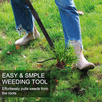 Weed Puller Tool - Stand Up Heavy Duty Weeding Tool with 47.8'' Long Handle, Foot Platform Design & 4-Claw Steel Head Design - Easily Remove Weeds Without Bending, Pulling, or Kneeling