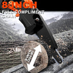 2-IN-1 Cordless Pole Saw & 8" Mini Chainsaw Battery Powered, Electric Pole Saws for Tree Trimming with 2 x 21V Batteries, Handheld Chainsaw & Pole Saw Combination