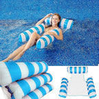 Water Hammock Lounger - Pool Float Lounger for Adults Inflatable Swimming Pool Hammock Floaties Multi-Purpose Pool Floating Lounge Bed for Summer Outdoor Pool